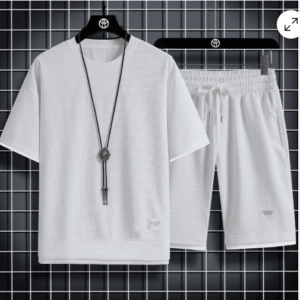 White Men's Clothing Set